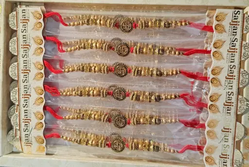 1 Pc Premium Swastik Rakhi for Brother | Indian Made | Celebrate Raksha Bandhan 2025 