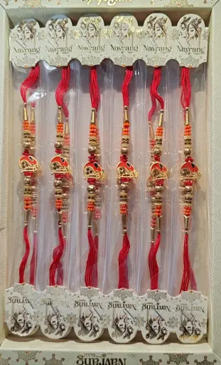 1 Pc Traditional Rakhi for Bhai | Raksha Bandhan Special | Indian Artisan Craft 