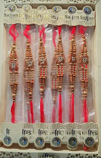 Elegant 1 Pc Designer Rakhi for Raksha Bandhan 2025 | Handcrafted in India 
