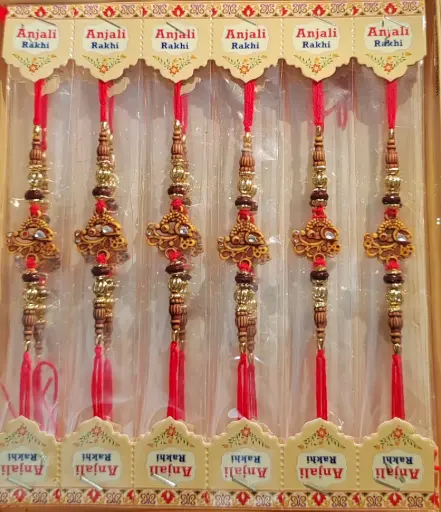 1 Pc Rakhi for Brother – Handmade Raksha Bandhan Thread | Made in India 